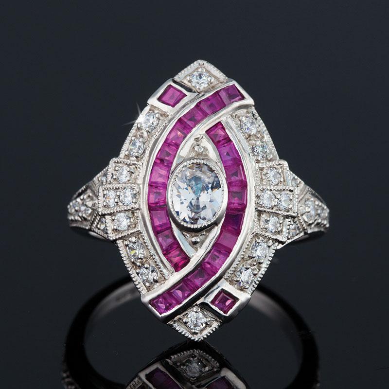 Ruby Charleston Ring