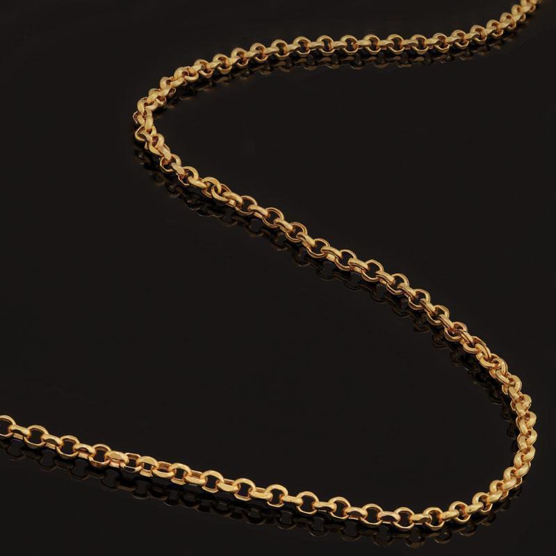 Gold-finished Rolo Chain 20