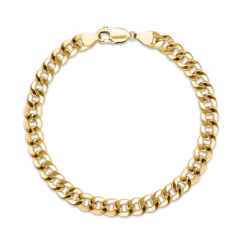 14K Gold Italian Grumetta Bracelet