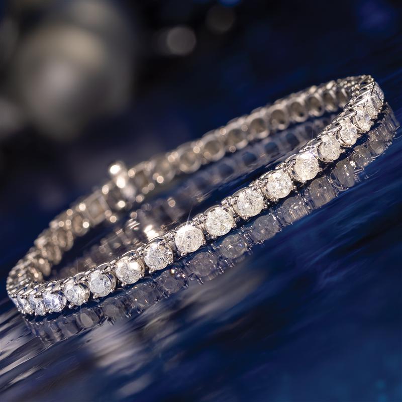 10K White Gold Estate Diamond Bracelet 001-107-00056 | Minor Jewelry Inc. |  Nashville, TN