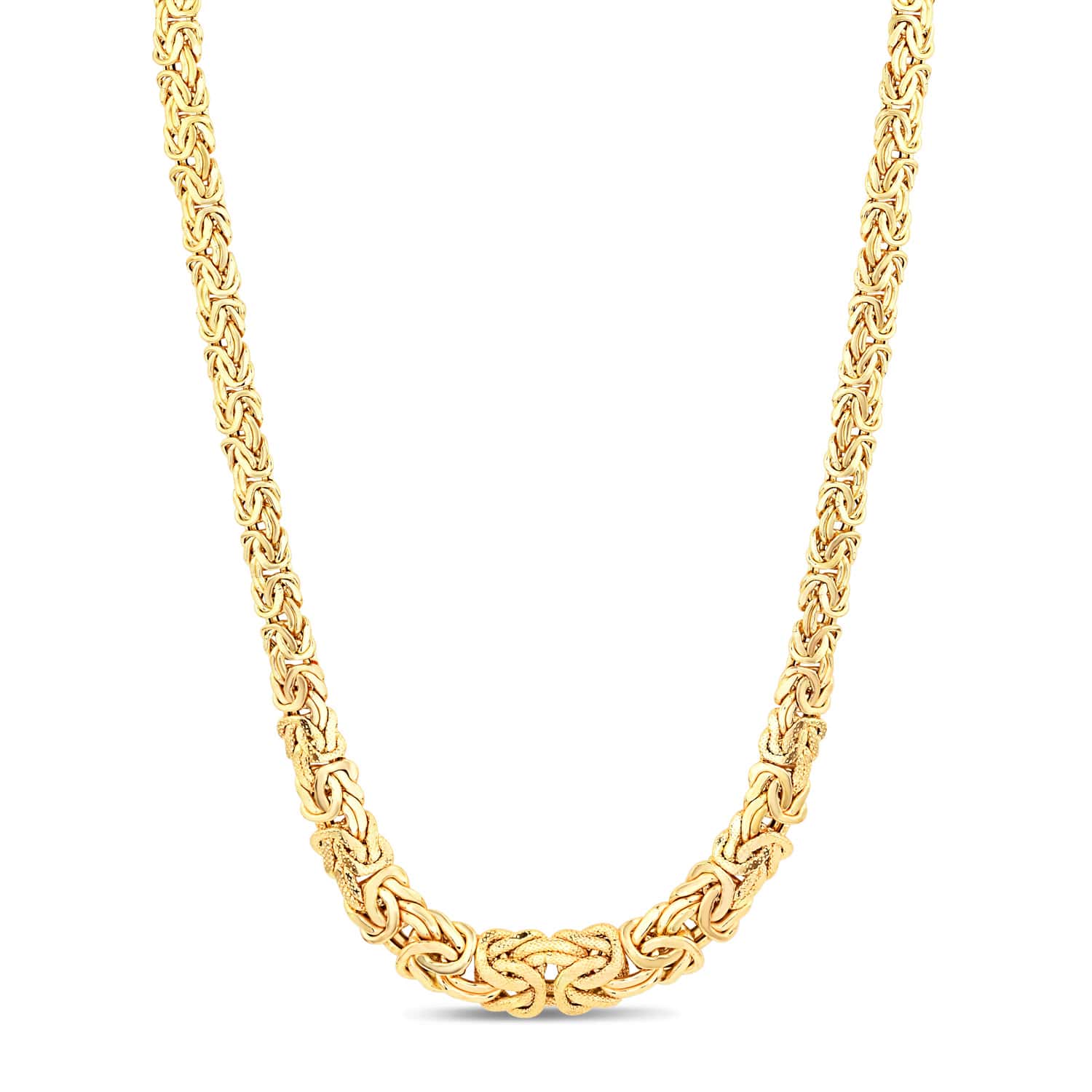 14K Yellow Gold Eterno Byzantine Necklace