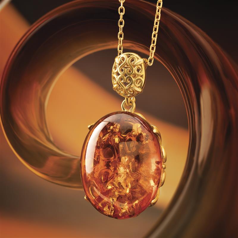 Kids | Raw Cognac Flower Baltic Amber Necklace – R.B. Amber Jewelry