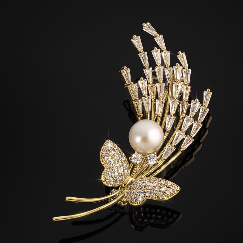 2019New Fashion Brooch for Women Pins Brosh Plant Broches Jewelry  Prendedores de mujer Beautiful brooch Flower