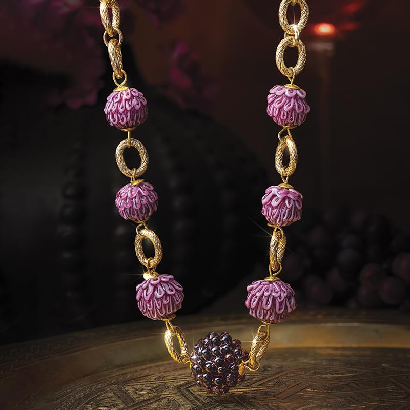 Sangiovese Murano Necklace & Earrings