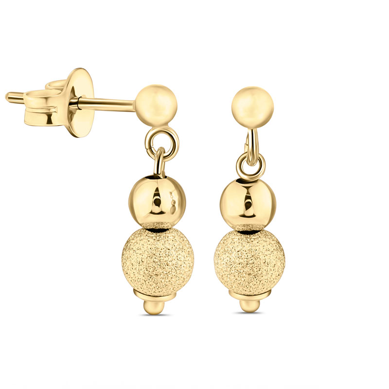 14K Gold Perlina D'Oro Earrings