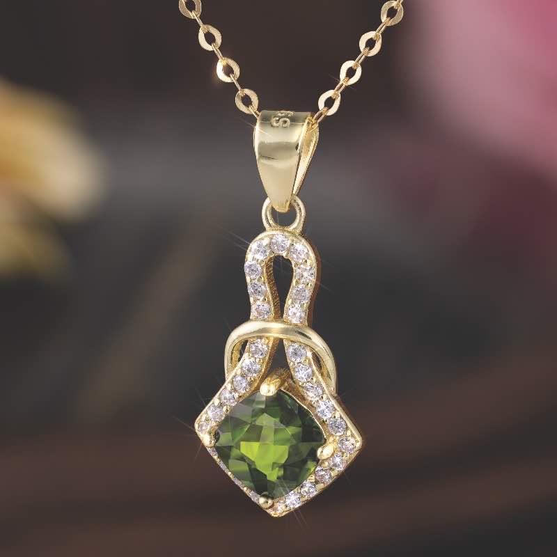 Deco Green Pendant