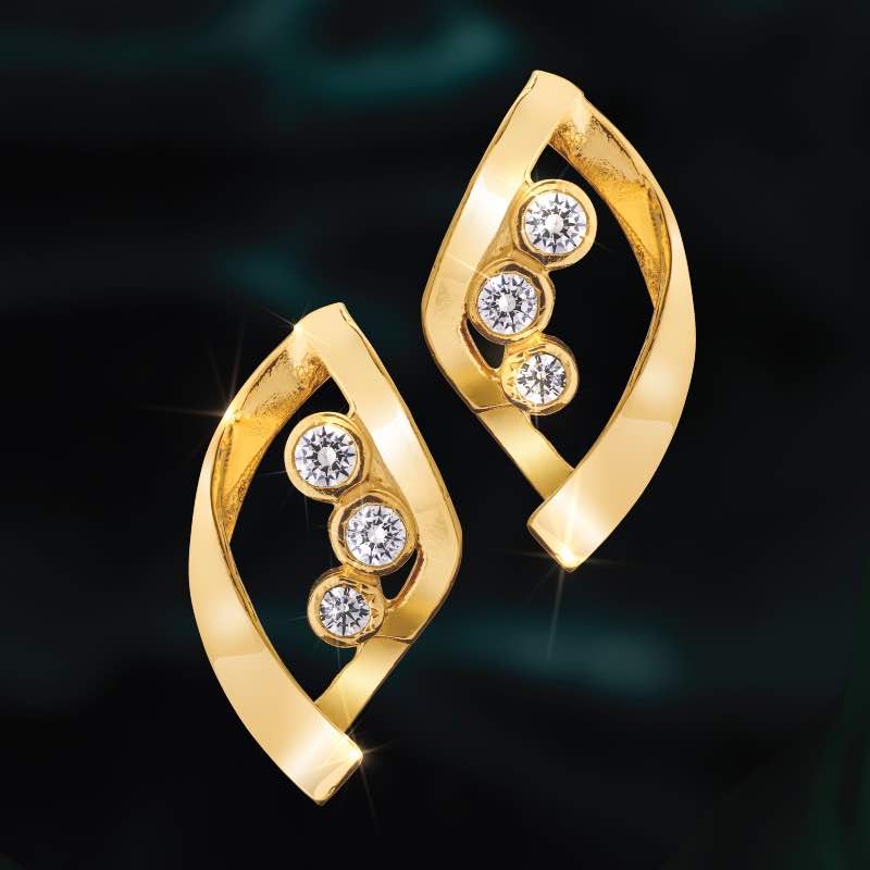 Piega Lab-Grown Diamond Earrings