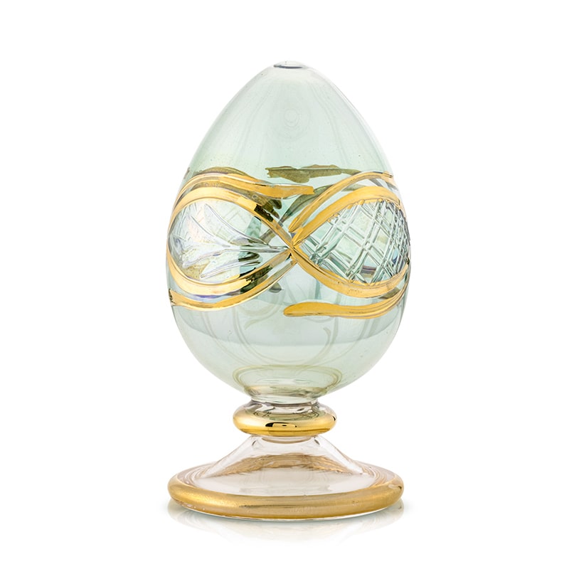 Egyptian Glass Eggs (Green)
