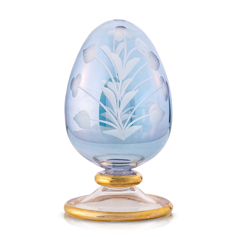 Egyptian Glass Eggs (Blue)