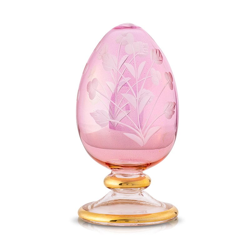 Egyptian Glass Eggs (Pink)