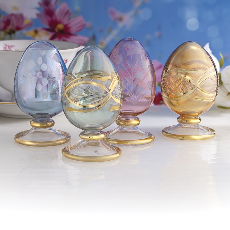 Egyptian Glass Eggs (Set of all 4)