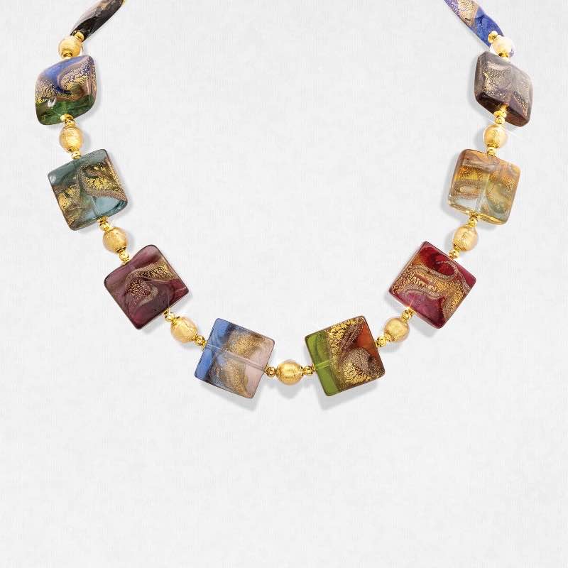 Vaporetto Murano Necklace, Bracelet and Earrings