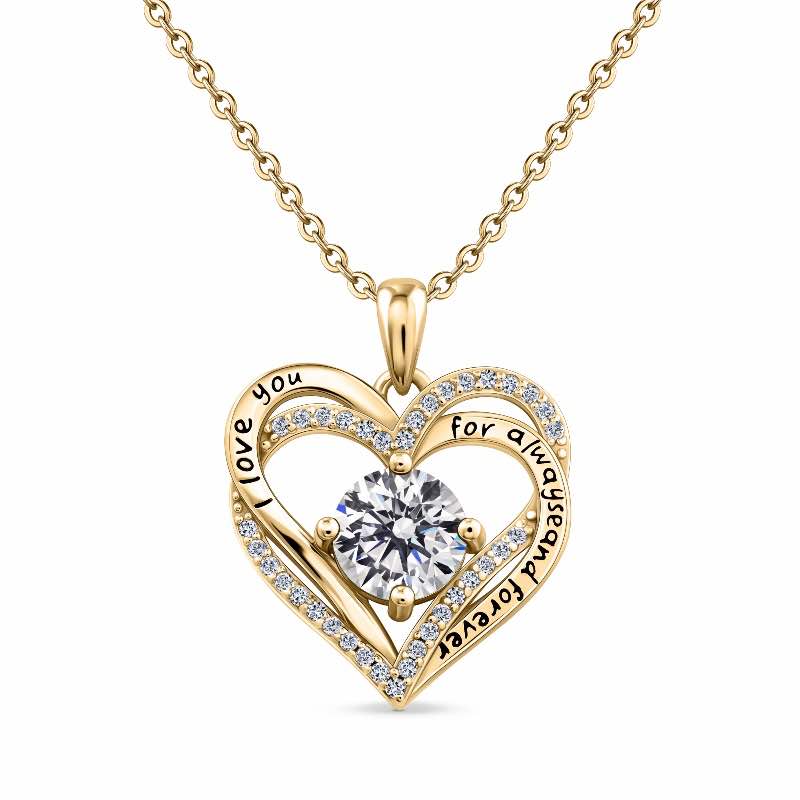 Heart of Forever Collection Pendant - DiamondAura (April)