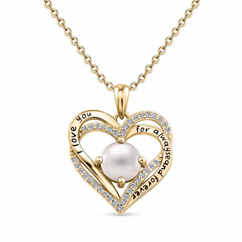 Heart of Forever Collection Pendant - Pearl (June)