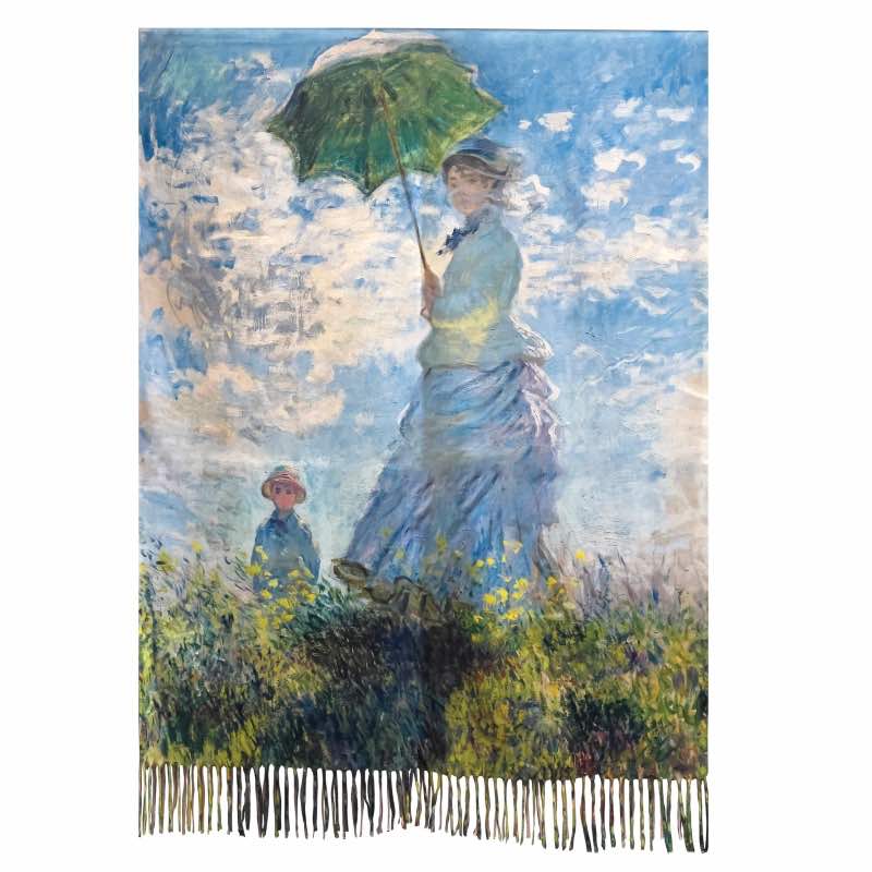 Monet's Woman with a Parasol - Madame Monet and Her Son