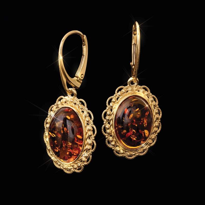 Time Capsule Amber Earrings