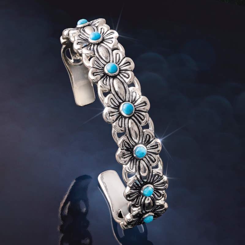 Desert Flower Turquoise Bracelet