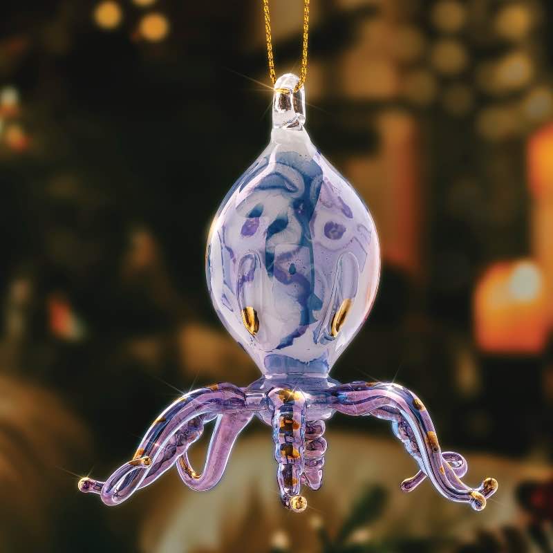 Sea Life Ornament Blue Octopus