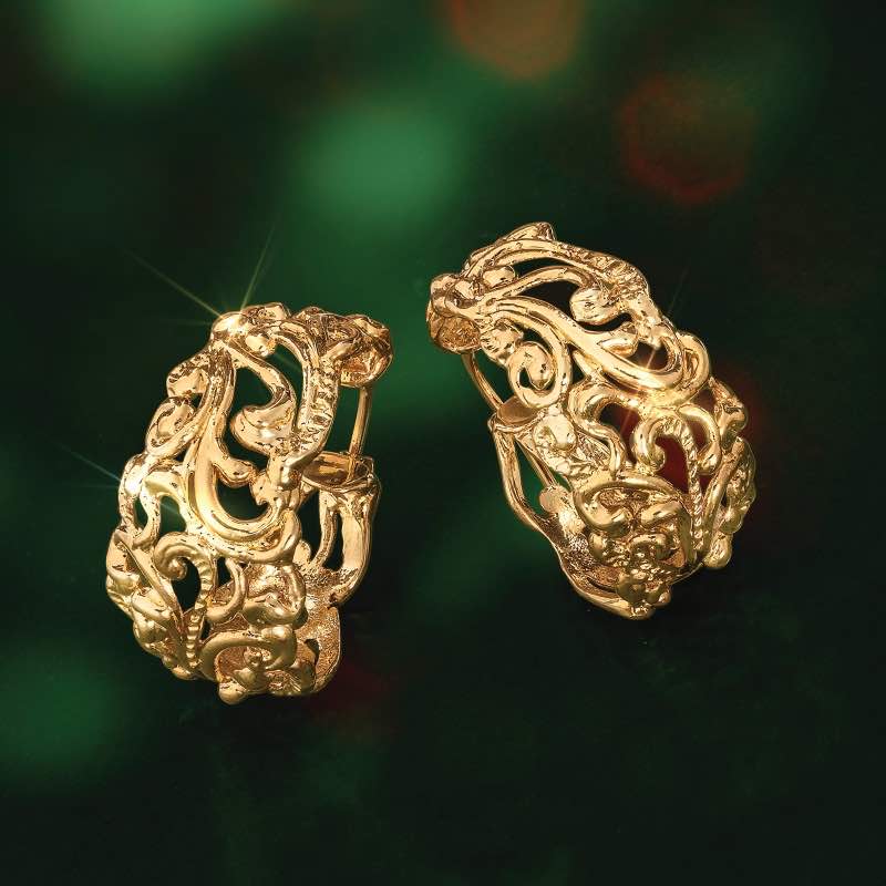 Italian-Made Rococo Earrings