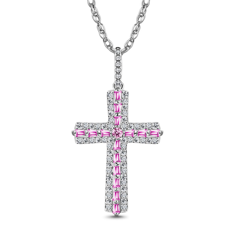 Radiant Devotion Cross Pendant