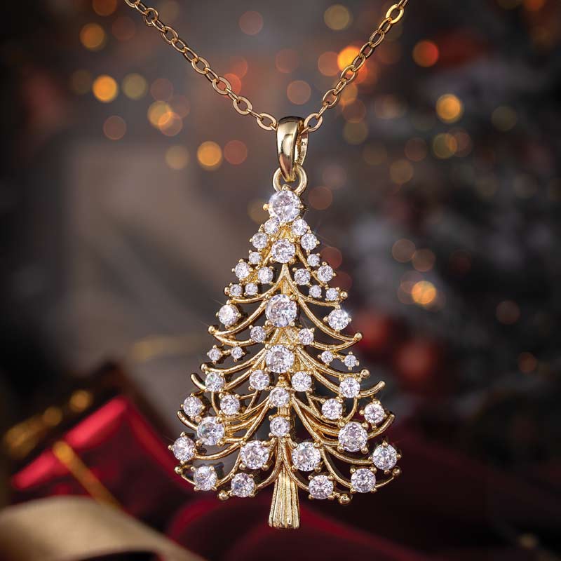 Sparkling Tree Necklace