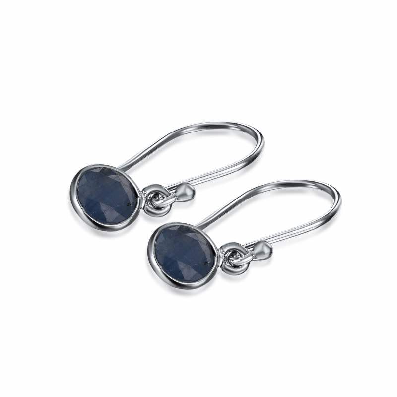 Celestial Sapphire Dangle Earrings