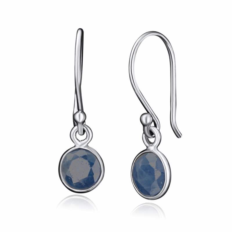 Celestial Sapphire Dangle Earrings