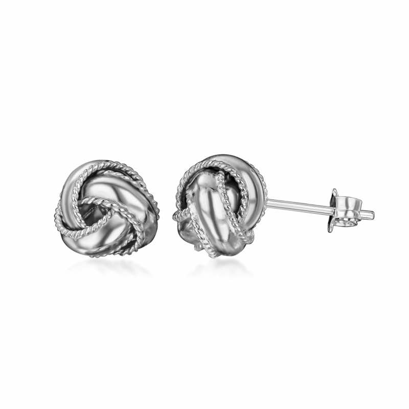 Enduring love knot earrings collection (Sterling Silver)