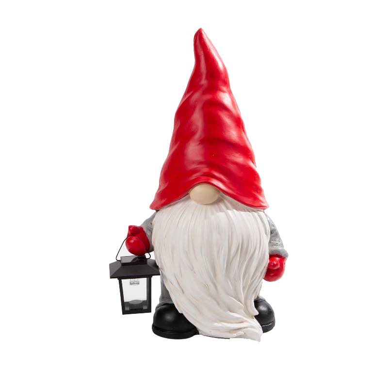 Gnome with Solar Lantern