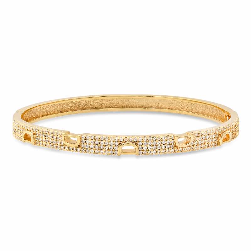 Love Whisperer Pave Love Bangle