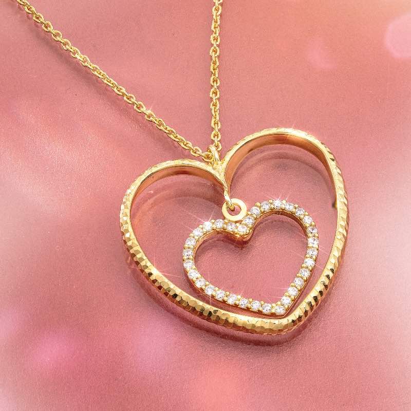 San Gimignano Heart Necklace