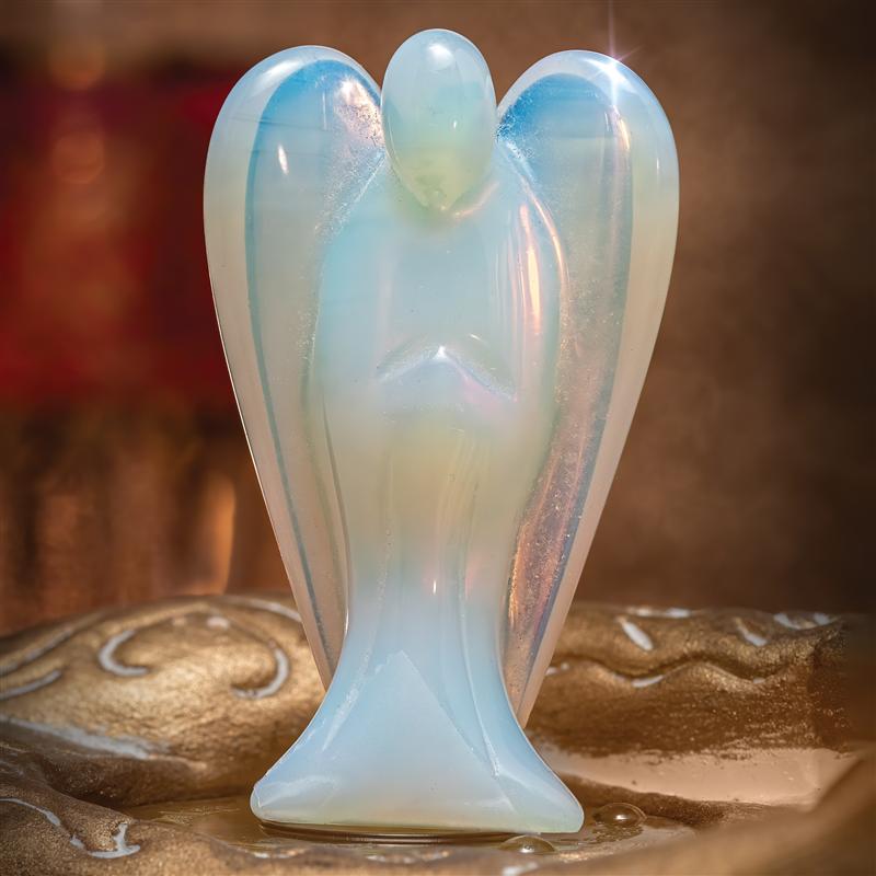 Guiding Light Quartz Angel Statue