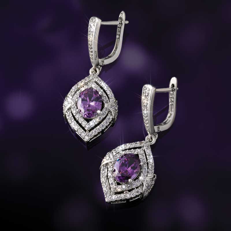 Women's Purple Passion Earrings