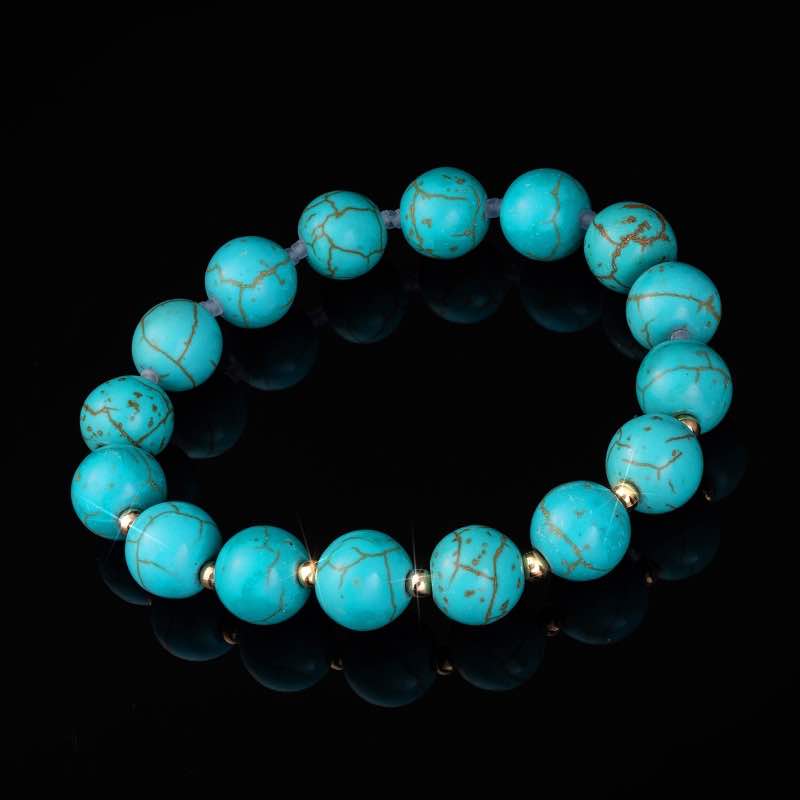 Triple-Strand Howlite Statement Bracelet (81 ctw)