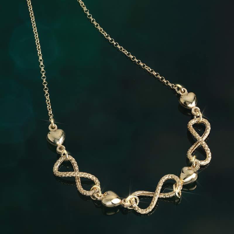 Italian Forever Infinity Necklace