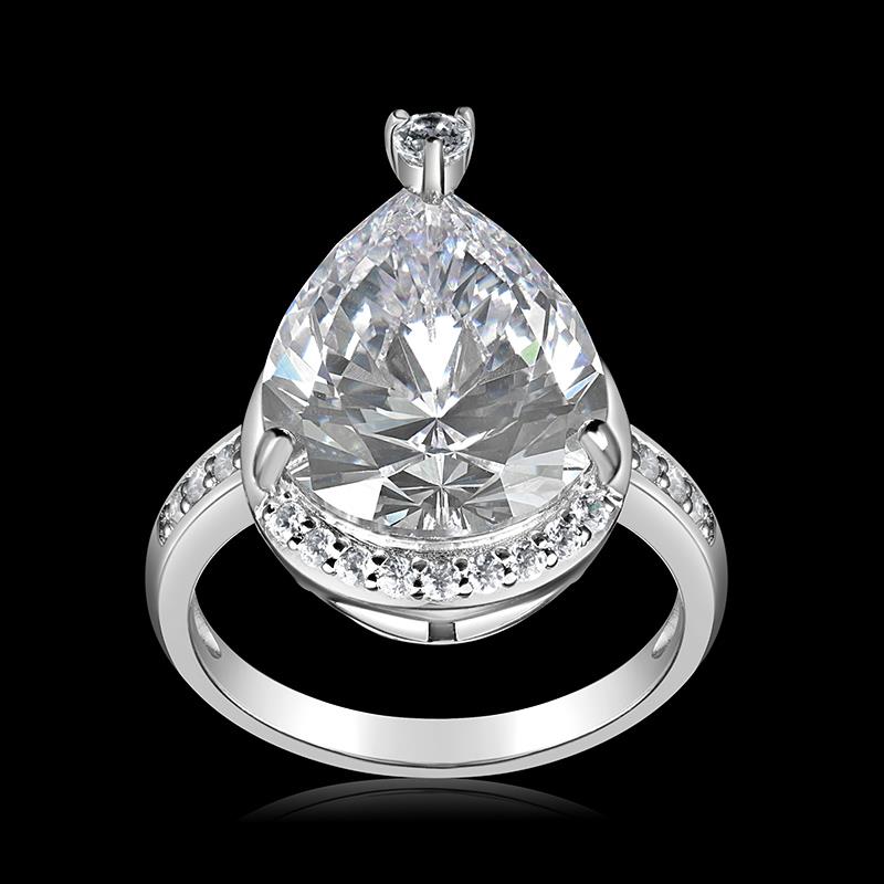 Pear Drop Collection Ring