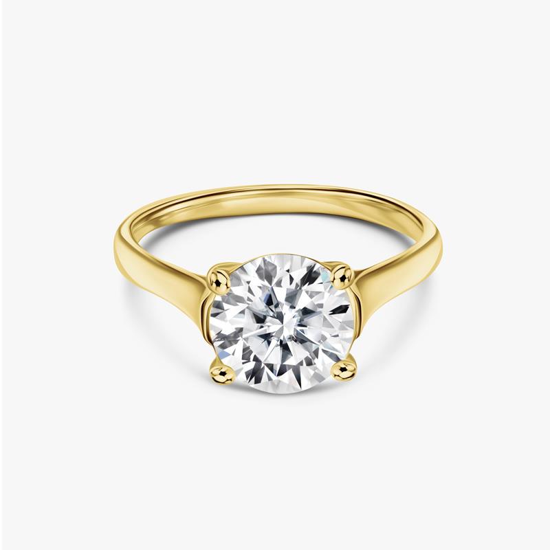 New Earth Lab Diamond Solitaire Ring 1 ct (14k yellow gold)