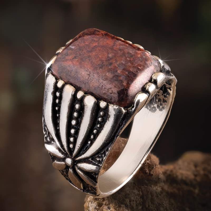 Men's Dinosaur Bone Ring