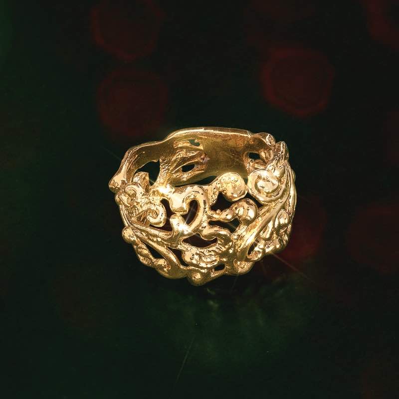 Italian-Made Rococo Ring