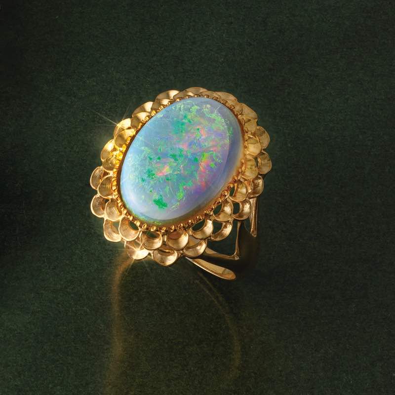 Desert Bloom Opal Ring