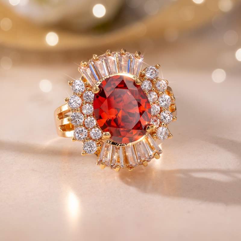 Ruby Red Romance Ring