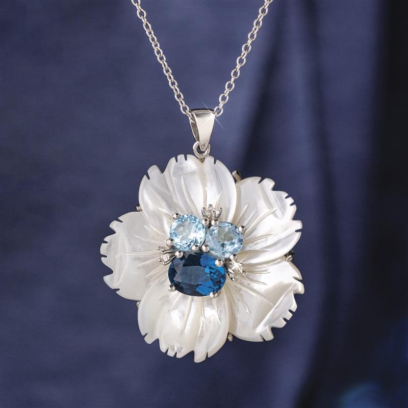 Single Cherry Blossom Pendant Necklace – National Archives Store