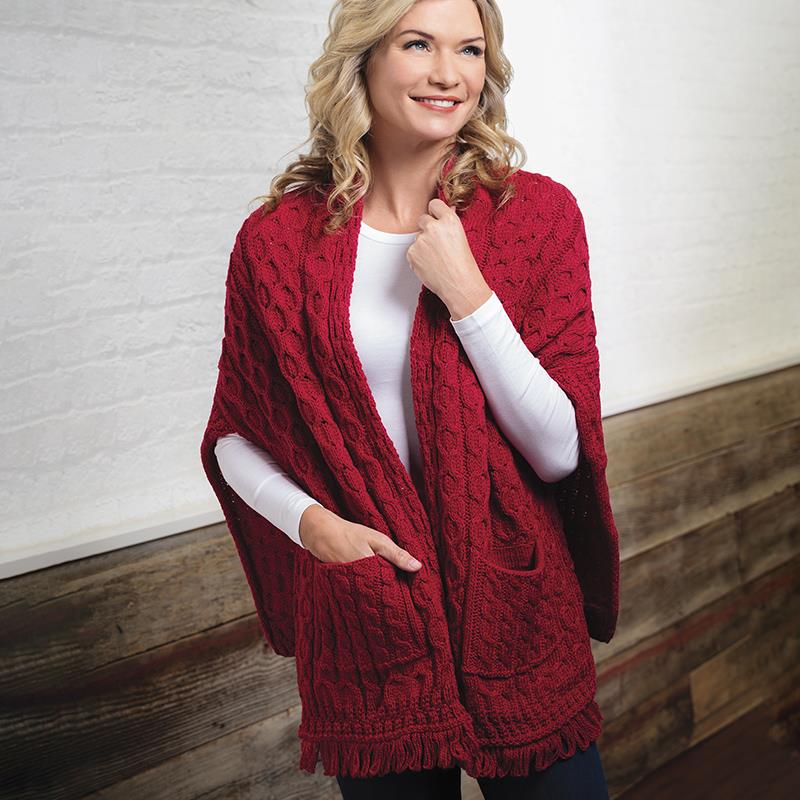 Ruby Merino Wool Wrap